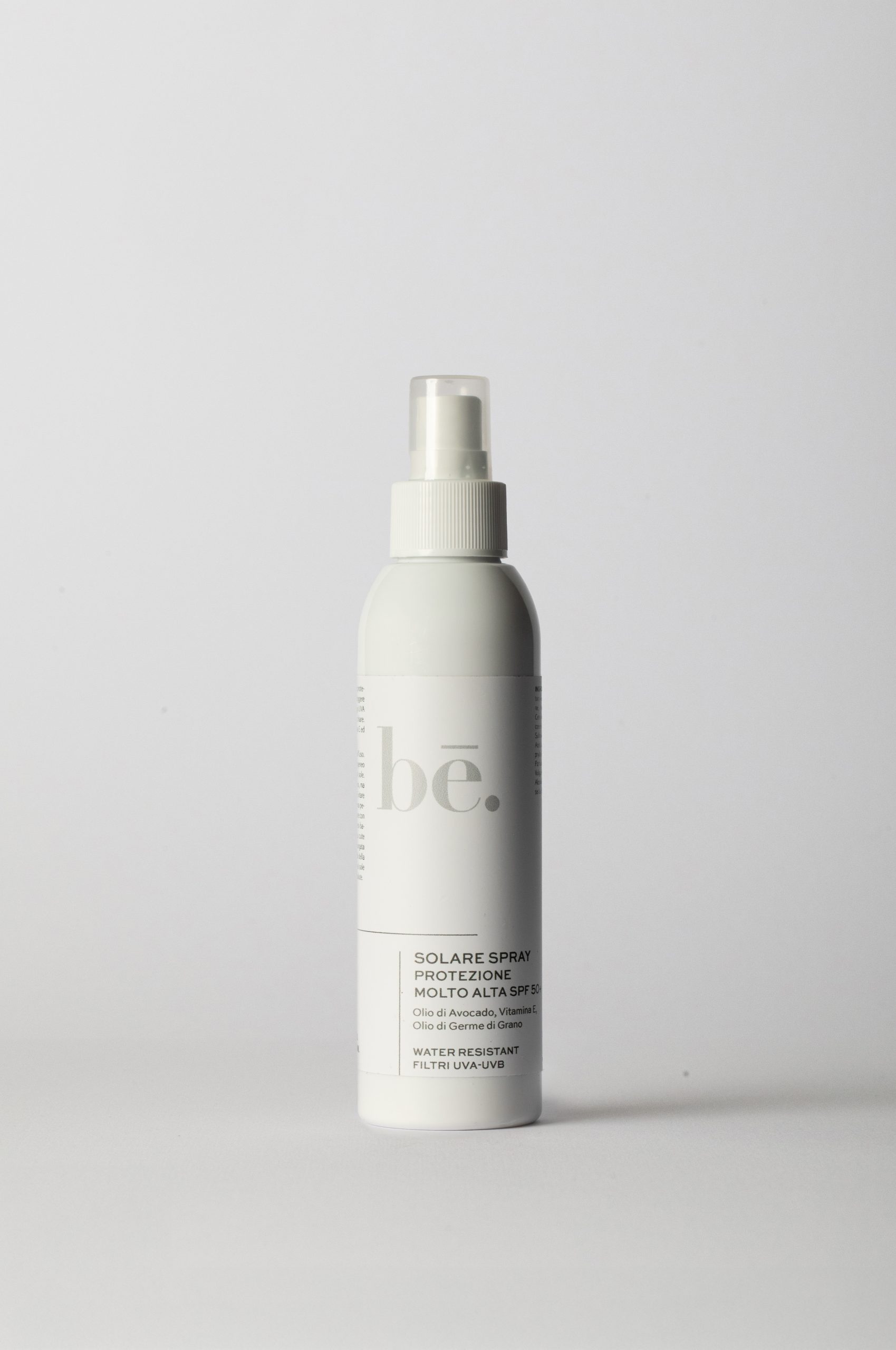 Solare Spray SPF 50 Giulia Campolo protezione molto alta water resistant con filtri UVA UVB