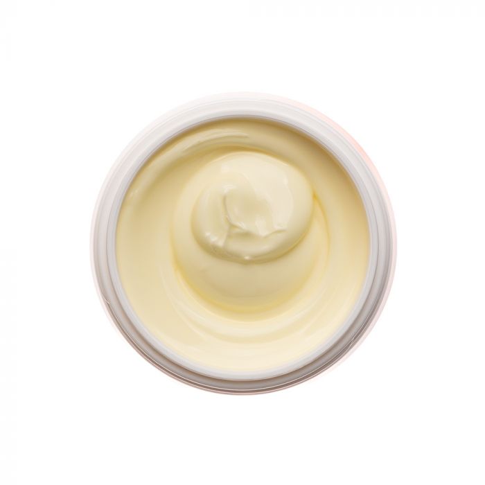 Texture Crema Mousse Corpo Caramello e Pistacchio nel vasetto dalla consistenza soffice e cremosa