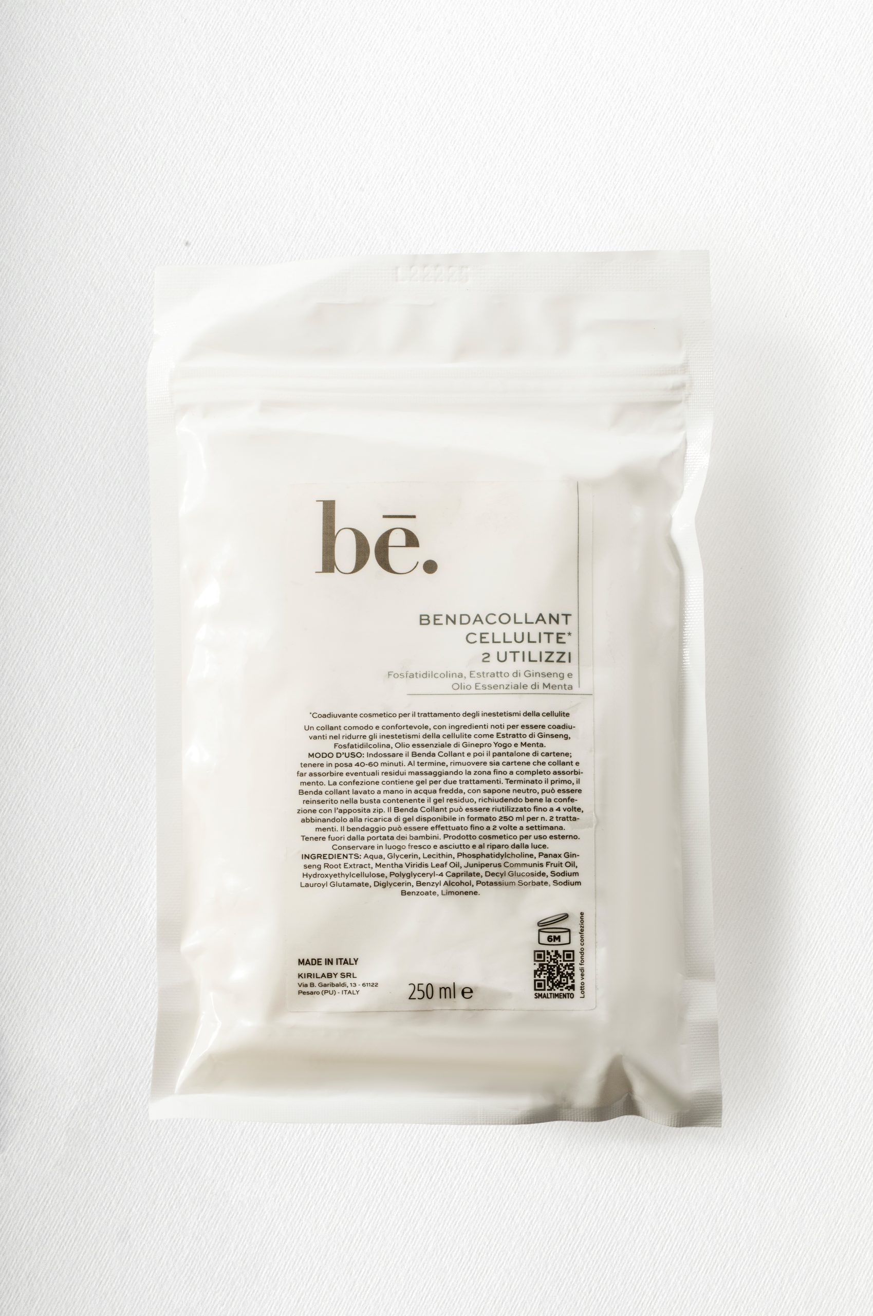 Bendacollant Cellulite 2 utilizzi Giulia Campolo trattamento corpo contro gli inestetismi della cellulite