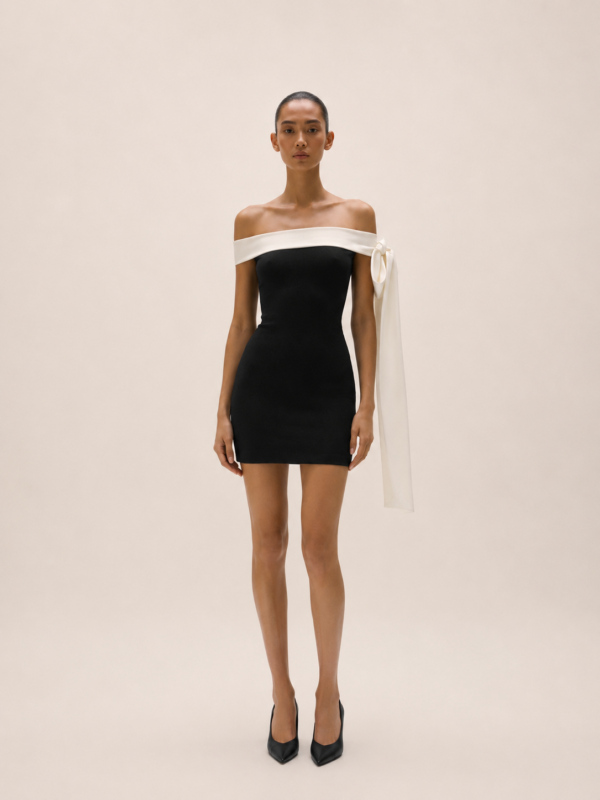 NOIR VOW MINI DRESS