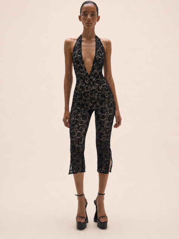 NOIR BLOOM CATSUIT