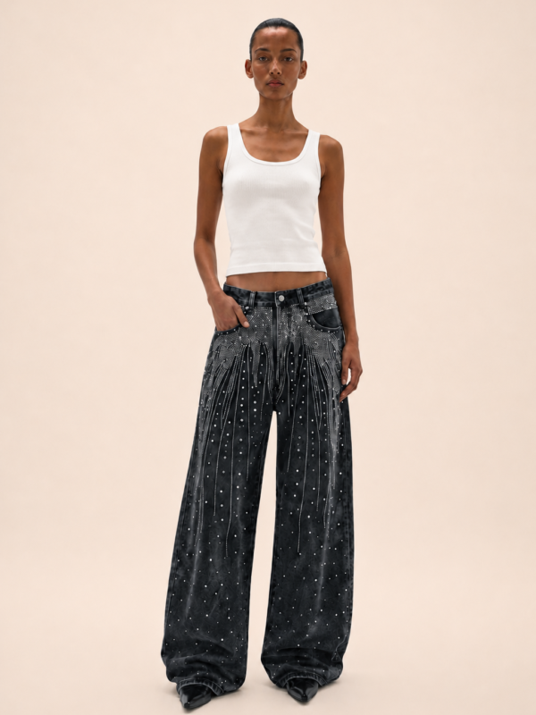 STARFALL JEANS DENIM MIDNIGHT BLACK
