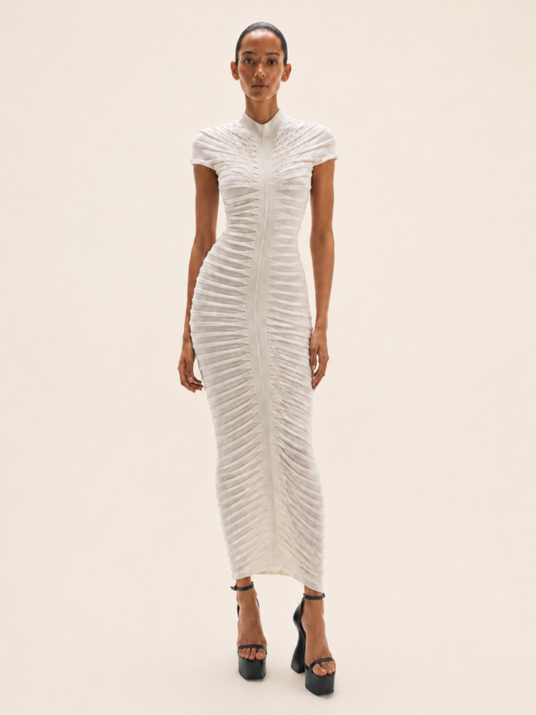 IVORY FRAME DRESS